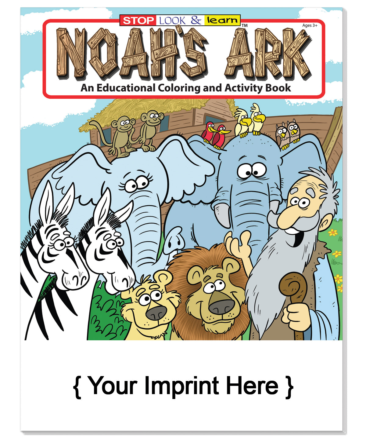 Noah's Ark Custom Coloring & Activity Books (250+) - Add Your Imprint ...