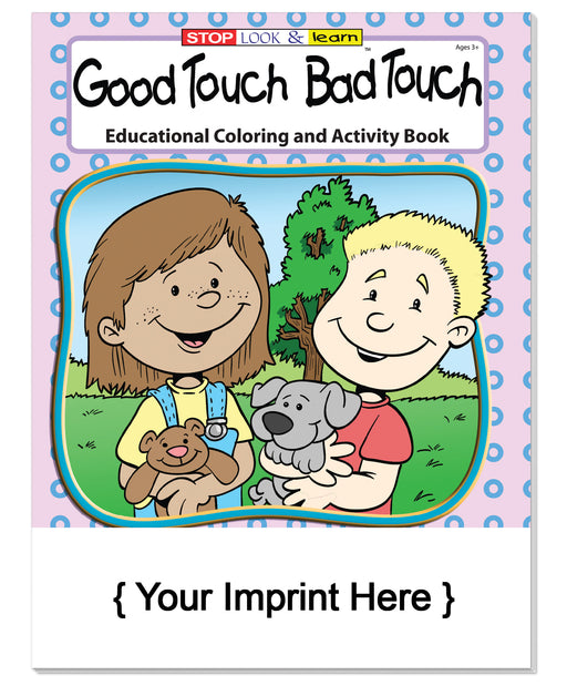 Good Touch Bad Touch - Bulk Coloring and Activity Books (250+) - Add Your Imprint