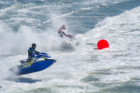 two Jet Skis in Sea