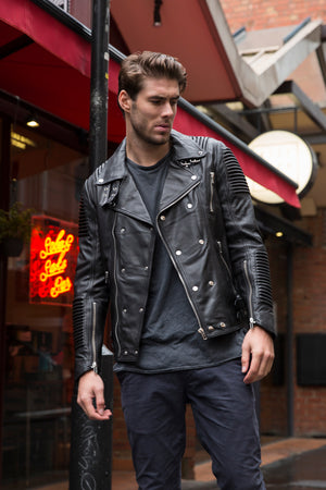 mad max style leather jacket
