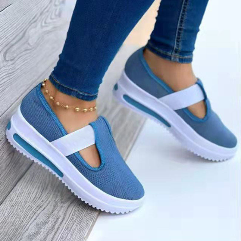 Libiyi spring new round toe platform women's sneakers | Libiyi