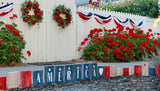 Americana Collection - American Love Border with Crystal embellishments, 6ft length