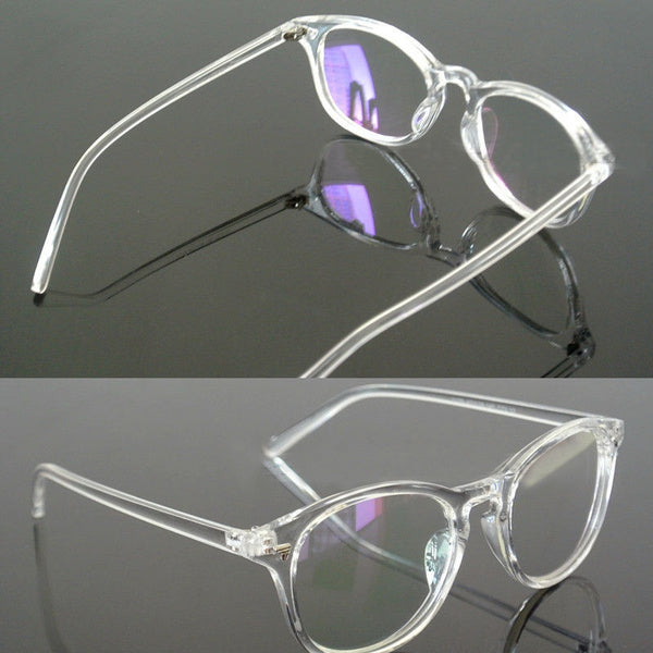 

Vintage Eyeglass Frame Retro Clear Transparent Full Rim Plain Glasses Spectacles (Default Title)