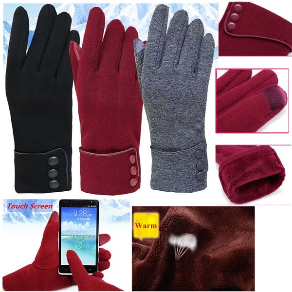 

Elegant Plush Women Gloves Autumn Winter For Fitness Women Guantes Mujer Phonetouch Screen Wrist Mittens Heated Gloves Women'S Fashion