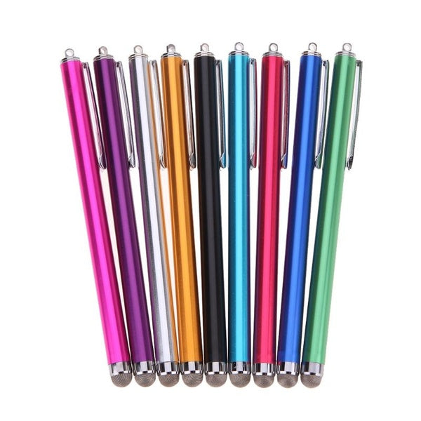 

Metal Micro-Fiber Pen For iPhone Samsung PC Computers (2Pcs Touch head / grey)