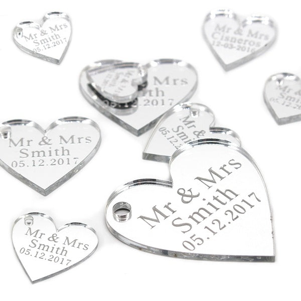 

50Pcs Personalized Engagement & Wedding Tags