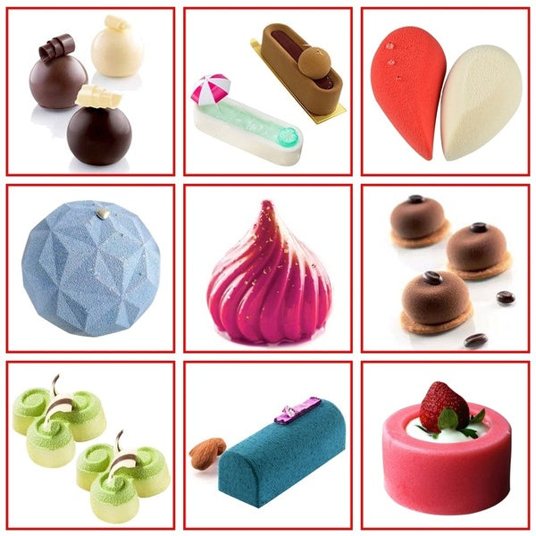 

3D Silicone Baking Molds for Multiple Cake Shapes (NO.8)
