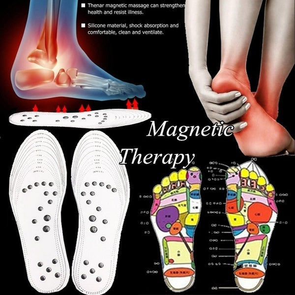 

1Pair/2Pairs Men Women Promote Blood Circulation Cutable insole (US6/EU38-US14/EU48.5) Unisex Slimming Insole Foot Magnetic Massage Health Care Massage Relief Pain Therapy