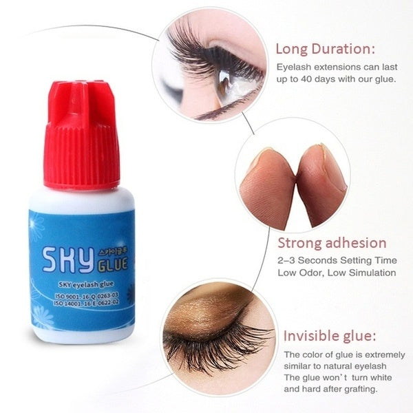 

1-2s Dry Time Korea Sky Eyelash Extensions Glue