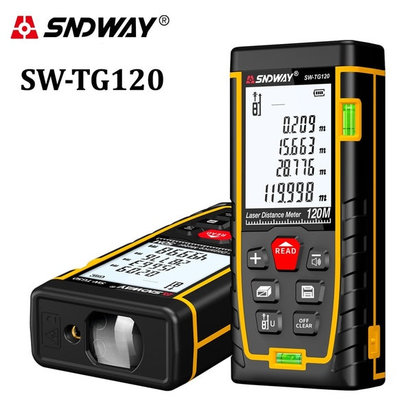 

SNDWAY Digital Laser Rangefinder Distance Meter Ruler 50M 70M 100M 120M (120 m)