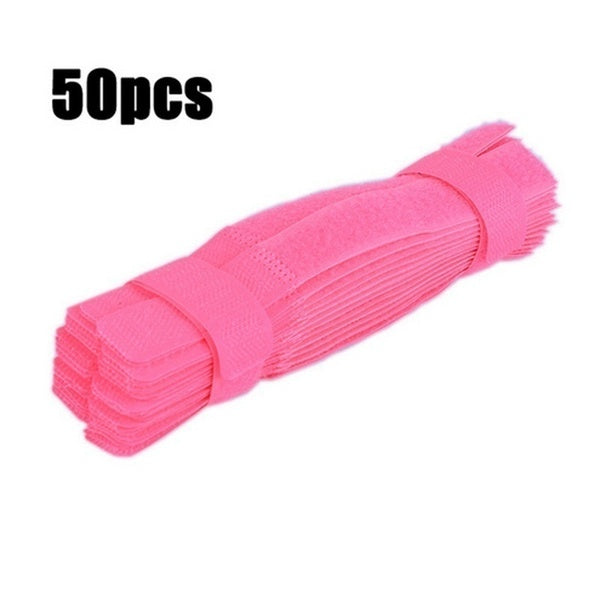 50PCS 100PCS Same Color Cable Winder Wrapped Wires Cable Organizer Tools 100 PCS black