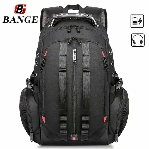 

Waterproof Backpack With USB Port / Earphone Hole (15.6 inch / black)