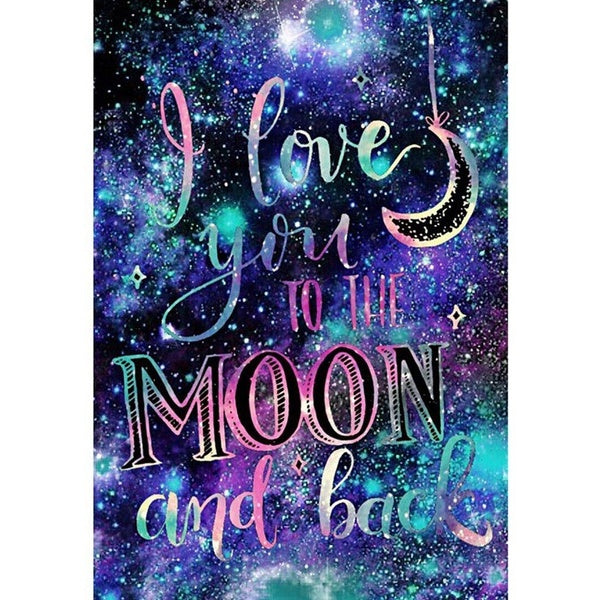 

I Love You To The Moon And Back Diamond Painting (Default Title)