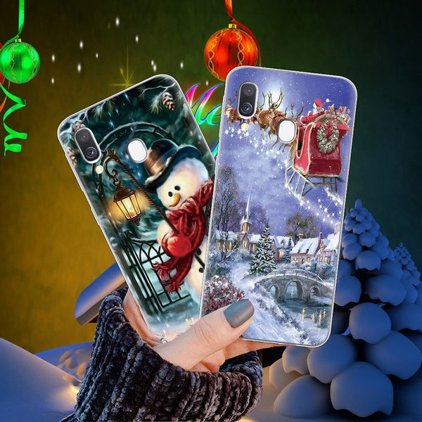 

Snowman Merry Christmas Soft Silicone Phone Case (Huawei P20 Pro / white)