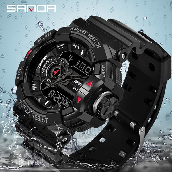 

SANDA Sport Top Brand Military Waterproof Wristwatch (rosegold)