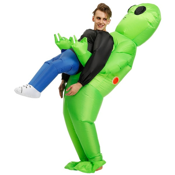 

Inflatable Green Alien Cosplay Halloween Costume (Adult size(150-195cm))