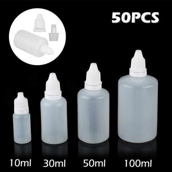 

Squeezable Dropper Bottles (50 ml-50pcs)