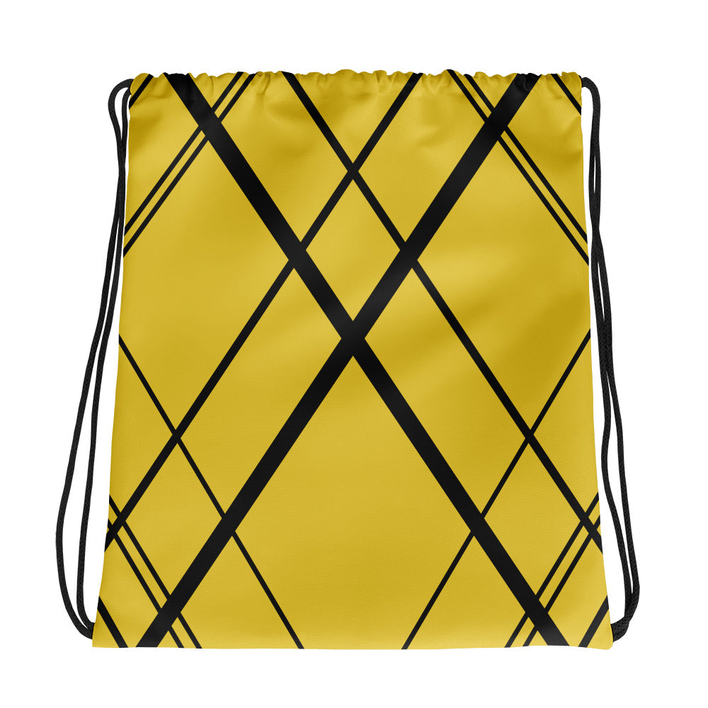 yellow drawstring bags