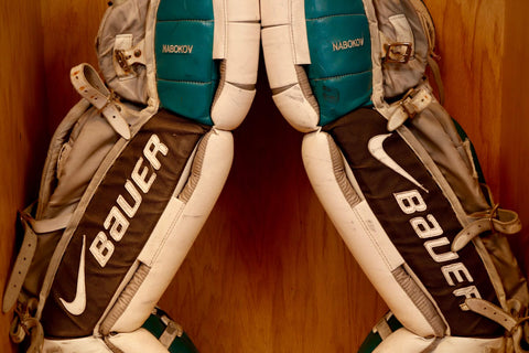 Jake Oettinger Goalie Pads and Gear