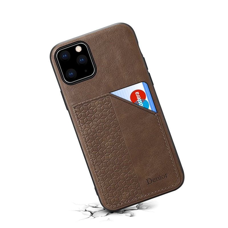 Joneseth Iphone 11 Leather Case Card