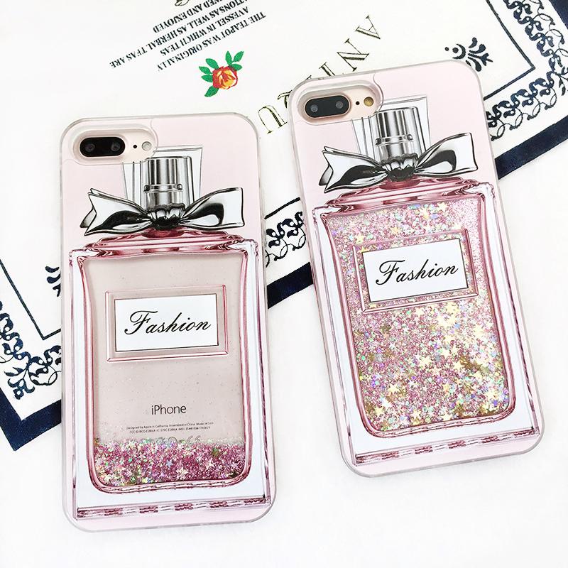 Fashion Luxury Girl Pink Bling Perfume Bottle Phone Case For X Iphone The Bananas Store