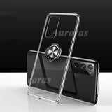 Anti-fall Clear Case Shockproof With Ring Soft Cover For Samsung Galaxy Note 20 Series