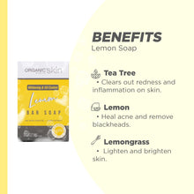 Load image into Gallery viewer, Organic Skin Japan 100% Natural Lemon Herbal Oil Control Whitening Soap (70g)
