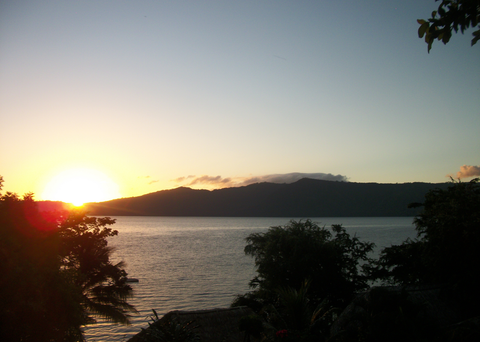A beautiful Central American sunset. Elba took this picture in Nicaragua.