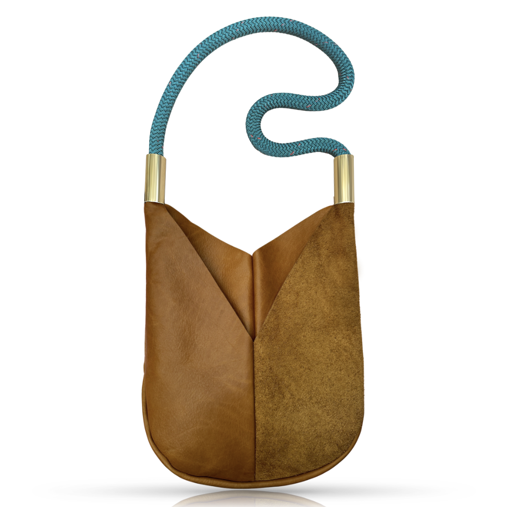 Original Wildwood Bag | Large Crossbody in Beach Nut Leather - Wildwood Oyster Co product image