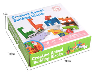 creative animal building blocks