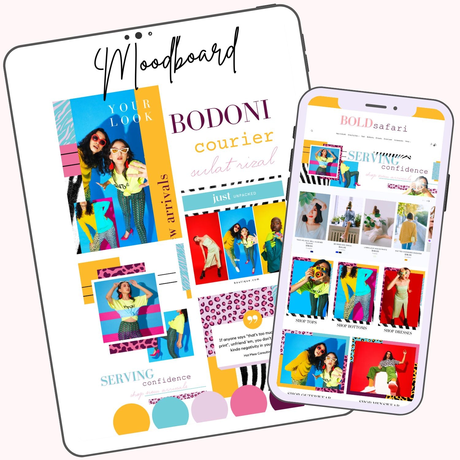 Bold Safari E-Commerce Canva Template Pack