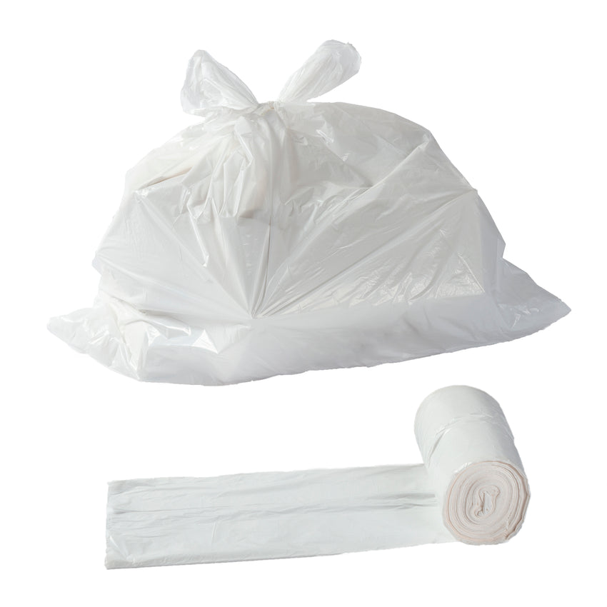 Garbage Bag 20x22 Regular White, Case 50x10 – 511Foodservice
