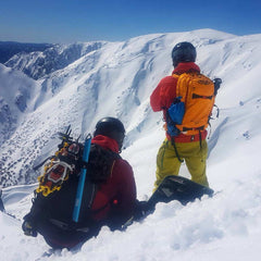 splitboarders on the 3 peaks tour