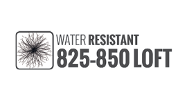 825 to 850 loft water resistant down