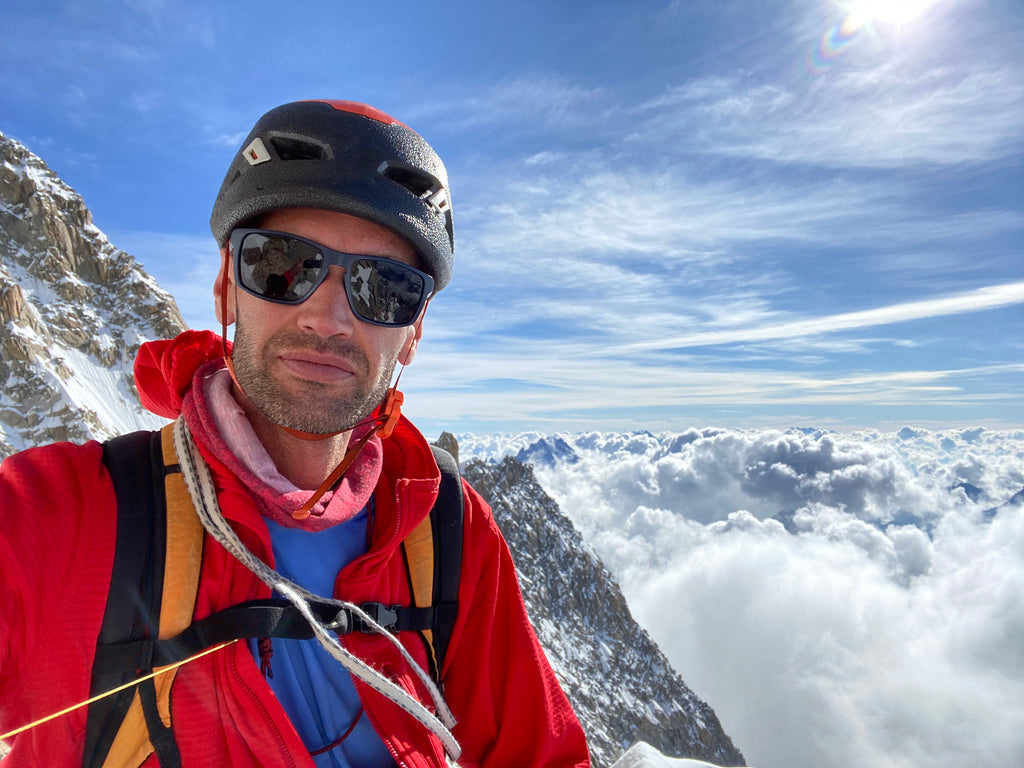 Chris Warner, Central Pillar of Freney on Mont Blanc