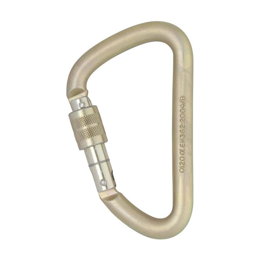 DMM 12mm Steel Klettersteig Screwgate Light Gold - Mont Adventure