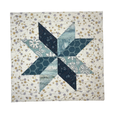 Snowflake Pillow or Mini Quilt Stash Box Project