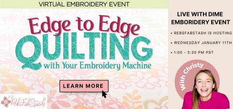 Edge to Edge Quilting Machine Emboridery