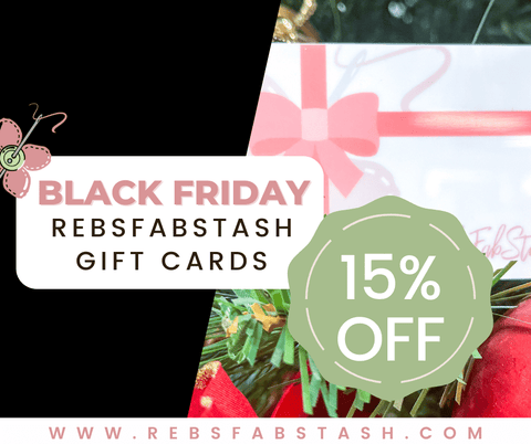 Black Friday Gift Card Sale RebsFabStash