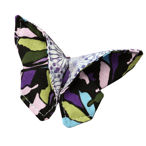 May Stash Box, Fabric Butterfly