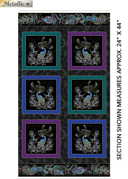 Easy Does It - Quilt KIT - Features Peacock Flourish - Ann Lauer - Gri —  RebsFabStash