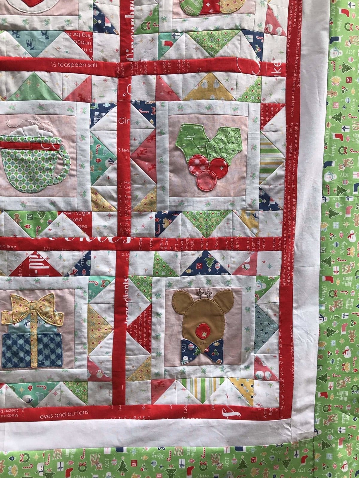 Lori Holt Cozy Christmas Quilt Kit RebsFabStash