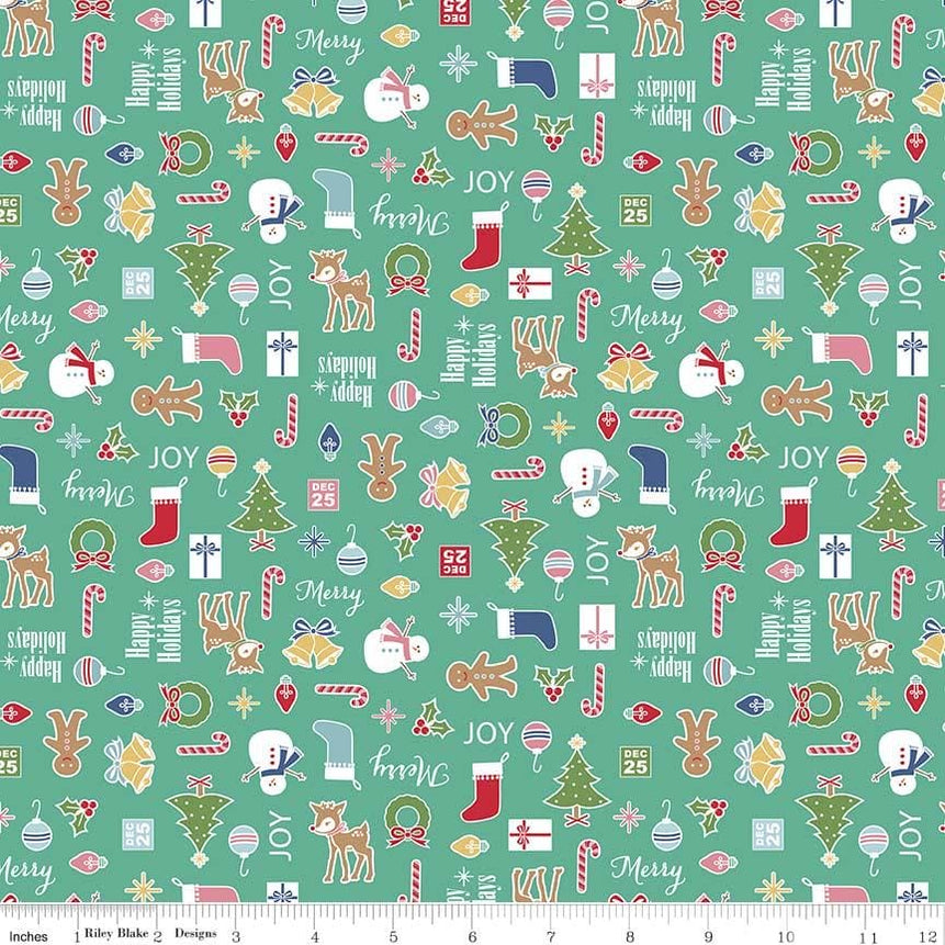 Lori Holt & Riley Blake Cozy Christmas Fabric — RebsFabStash