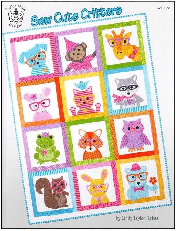 sew-cute-critters-quilt-craft-pattern-booklet-by-cindy-taylor-oa-rebsfabstash