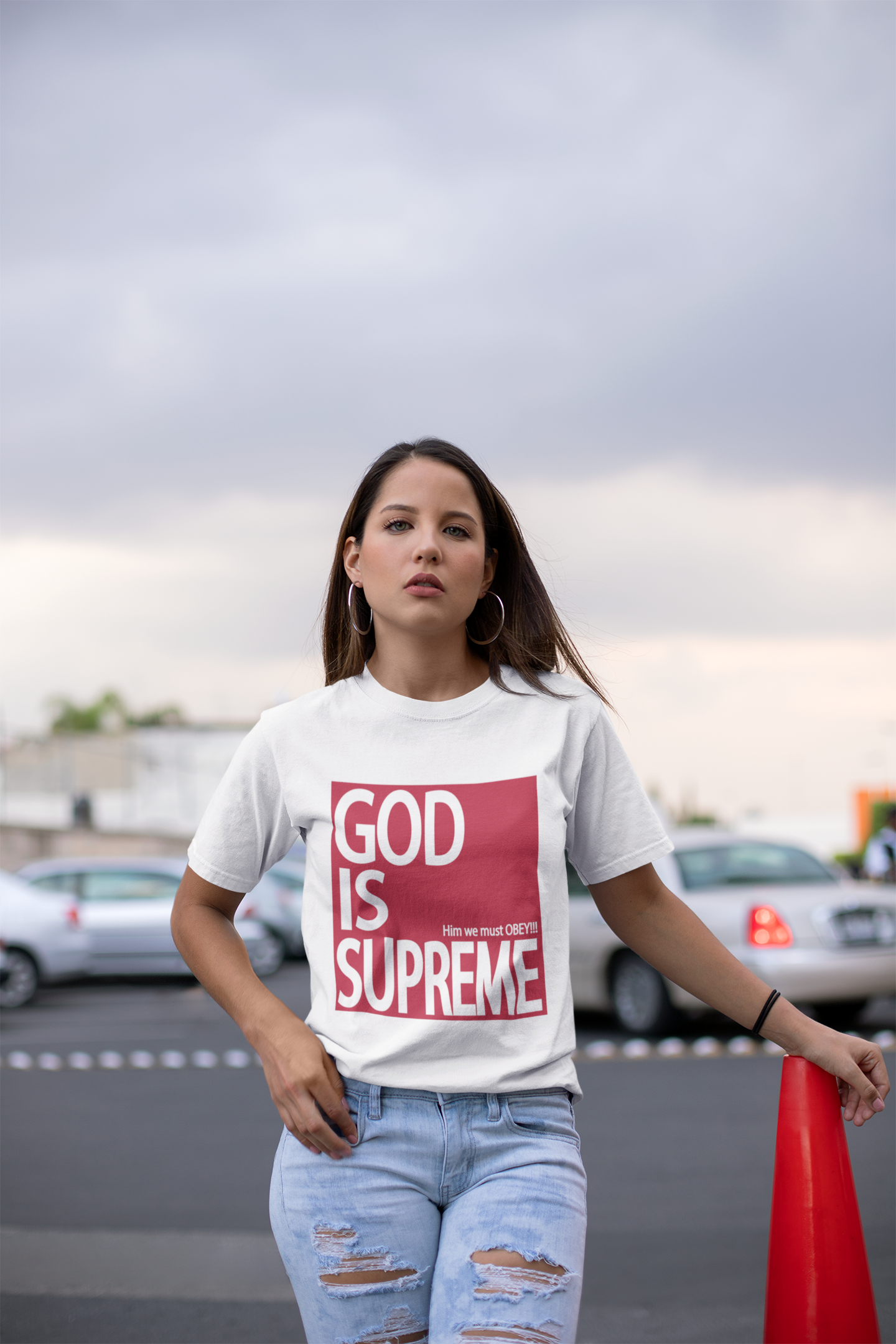 God is Supreme Red Box / White T-shirt – God Supreme