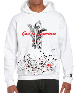 supreme god hoodie