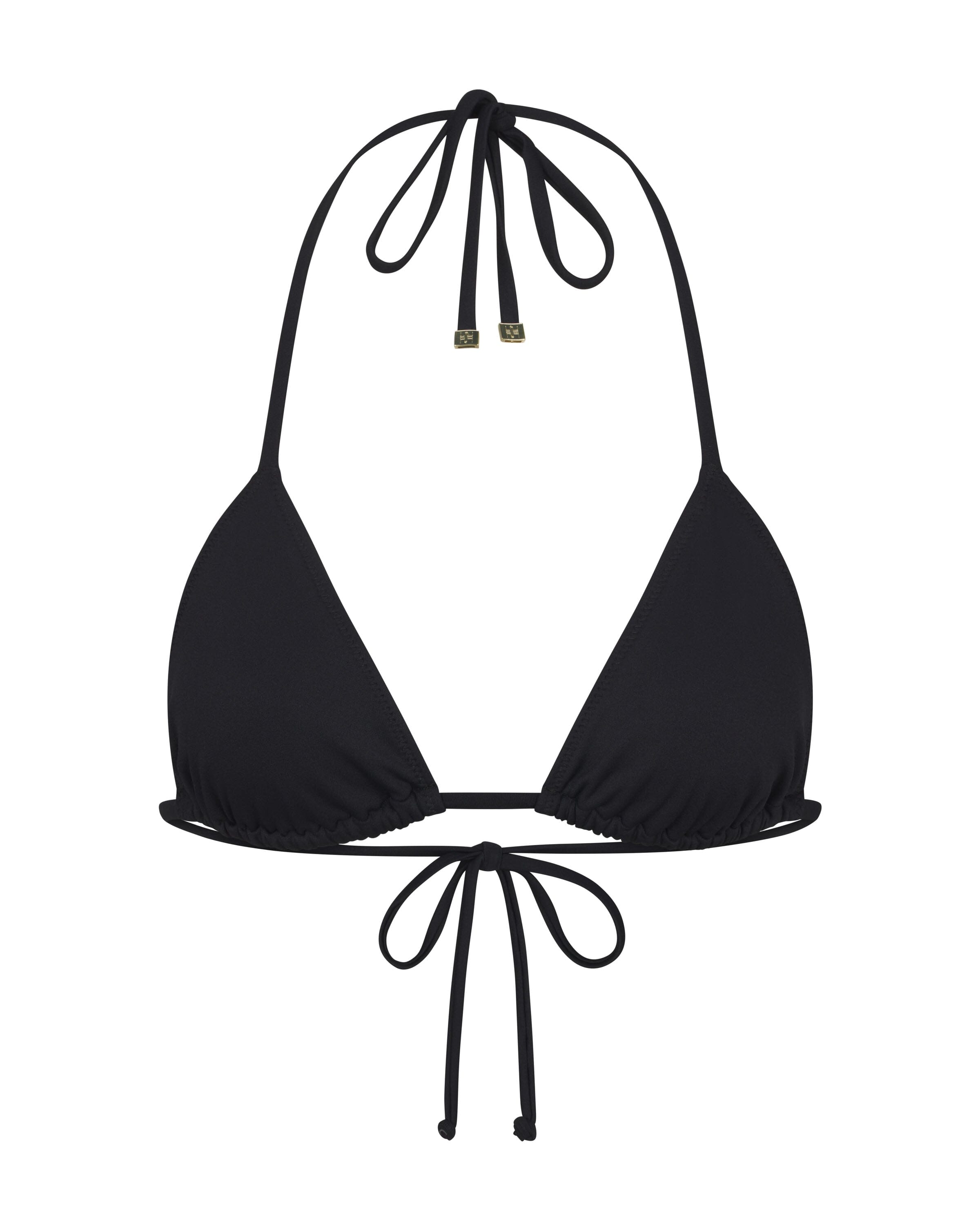 Isla String Bikini Top Black | ÉTERNE