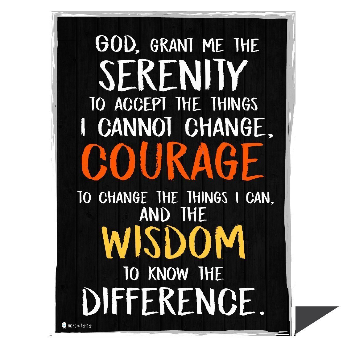 Serenity Prayer Wall Art Perfect For Decorating Kitchens Homes Bathroo Young N Refined