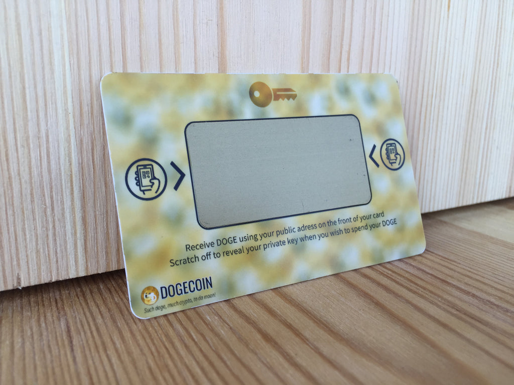 Dogecoin Cryptocard for Your Cryptocurrency Storage - AQYLEON