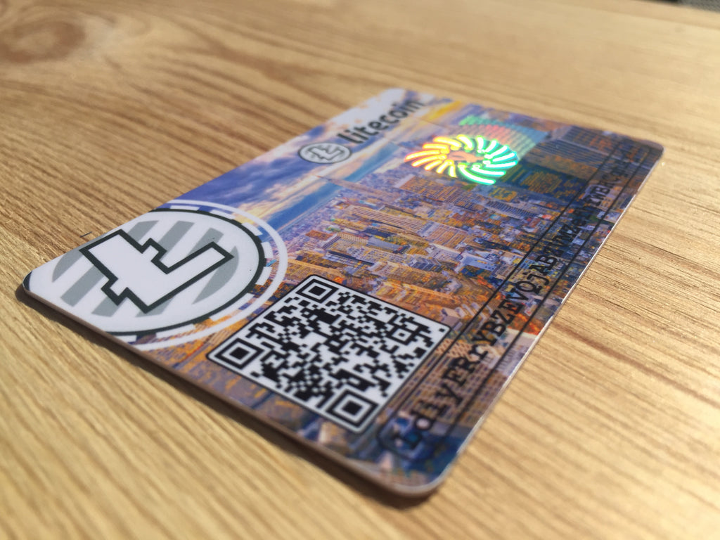 Litecoin Cryptocard for Your Cryptocurrency Storage - AQYLEON